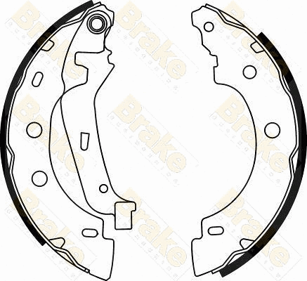 Brake Shoe Set (SH2547)