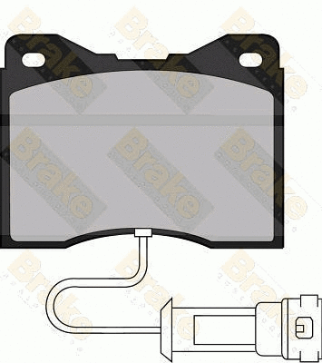 Brake Pad Set, disc brake (PA485)