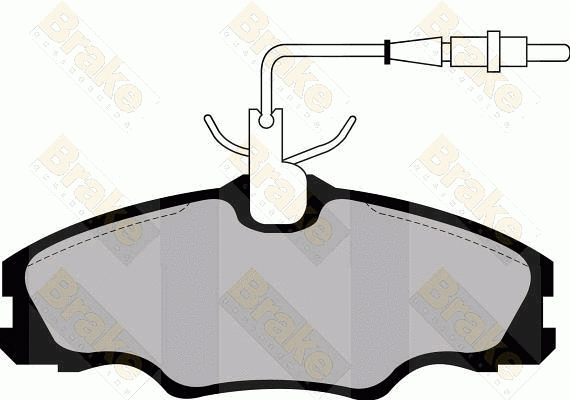 Brake Pad Set, disc brake (PA1112)