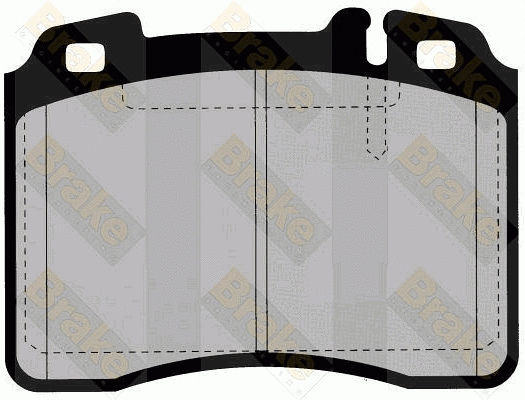 Brake Pad Set, disc brake (PA773)