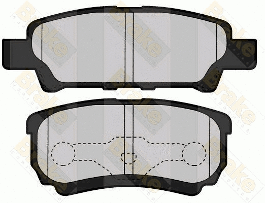 Brake Pad Set, disc brake (PA1576)