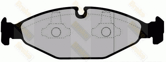 Brake Pad Set, disc brake (PA1319)