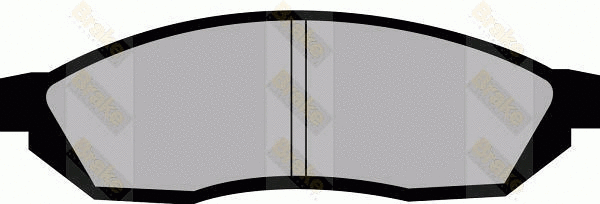 Brake Pad Set, disc brake (PA312)