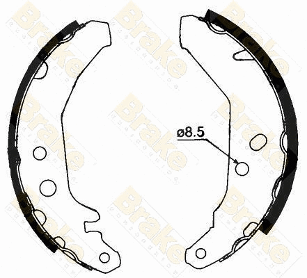 Brake Shoe Set (SH1279)