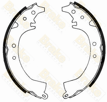 Brake Shoe Set (SH1186)