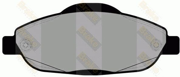 Brake Pad Set, disc brake (PA1835)