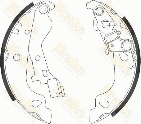 Brake Shoe Set (SH2558)
