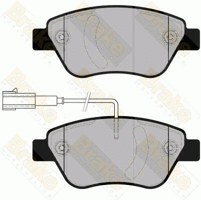 Brake Pad Set, disc brake (PA1861)