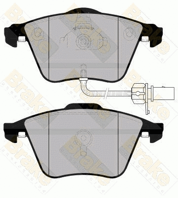 Brake Pad Set, disc brake (PA1732)