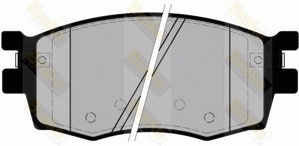 Brake Pad Set, disc brake (PA1707)