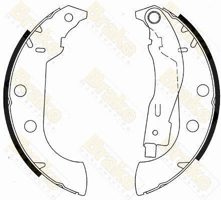 Brake Shoe Set (SH2540)