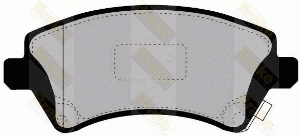 Brake Pad Set, disc brake (PA1478)
