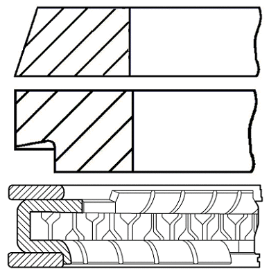 Piston Ring Kit (08-404500-00)
