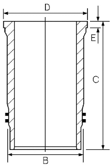 Cylinder Sleeve (15-480450-00)