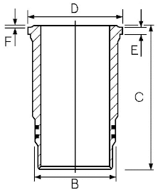 Cylinder Sleeve (14-480230-00)