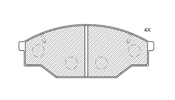 Brake Pad Set, disc brake (24406z)