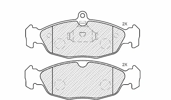 Brake Pad Set, disc brake (24812z)