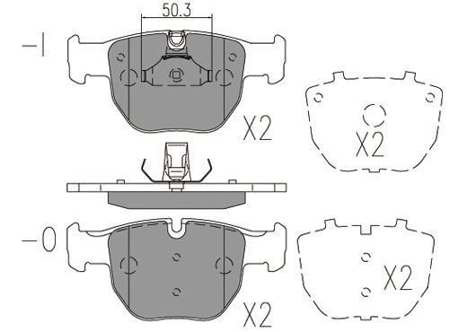 Brake Pad Set, disc brake (24794z)