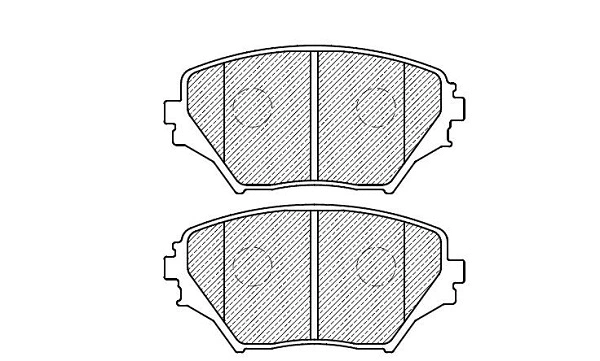 Brake Pad Set, disc brake (24124z)