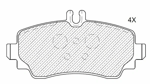 Brake Pad Set, disc brake (24839z)