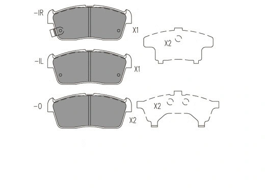 Brake Pad Set, disc brake (24179z)