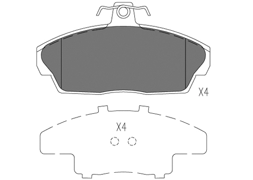Brake Pad Set, disc brake (24773z)
