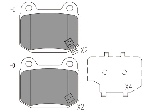 Brake Pad Set, disc brake (24878z)