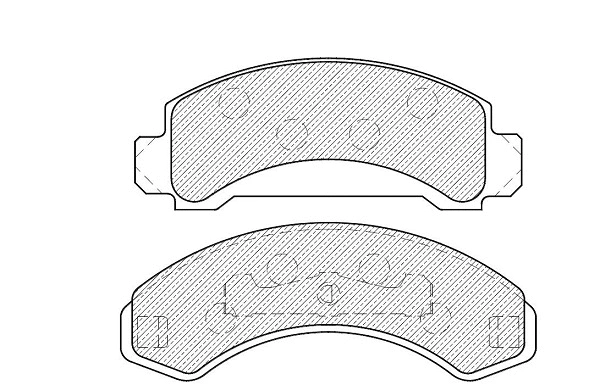 Brake Pad Set, disc brake (24611z)