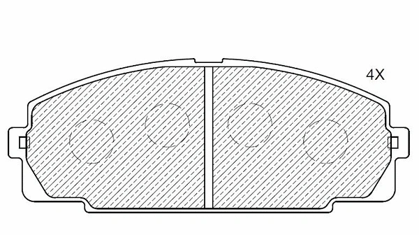 Brake Pad Set, disc brake (24127z)