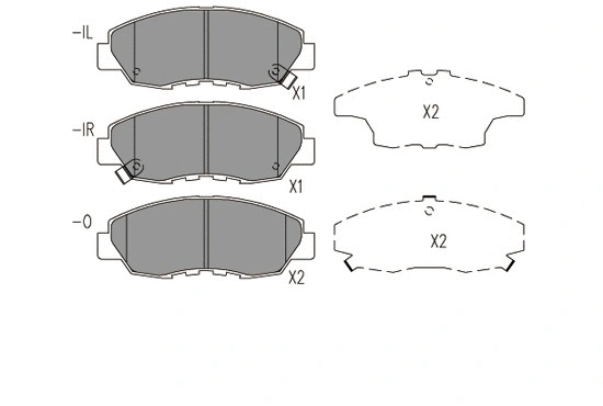 Brake Pad Set, disc brake (24877z)