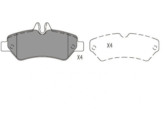 Brake Pad Set, disc brake (24034z)