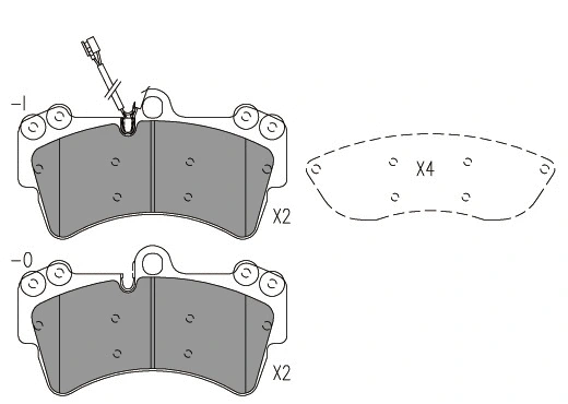 Brake Pad Set, disc brake (24086z)
