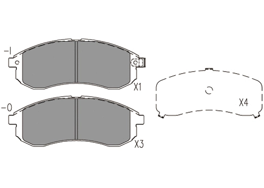 Brake Pad Set, disc brake (24776z)