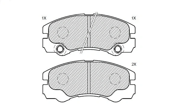 Brake Pad Set, disc brake (24862z)