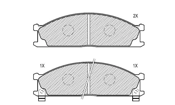 Brake Pad Set, disc brake (24126z)