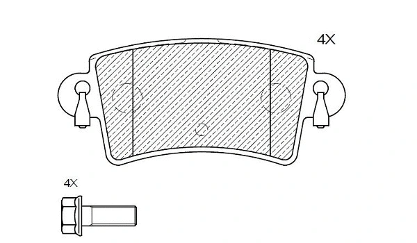 Brake Pad Set, disc brake (24146z)