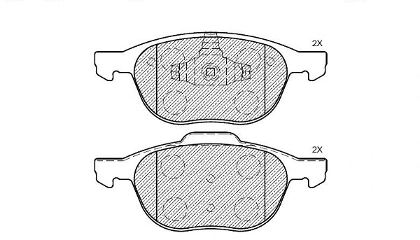 Brake Pad Set, disc brake (24144z)