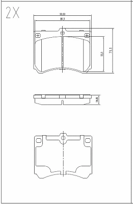 Brake Pad Set, disc brake