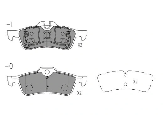 Brake Pad Set, disc brake (24071z)