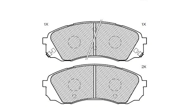 Brake Pad Set, disc brake (24160z)