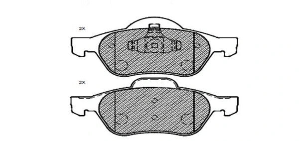 Brake Pad Set, disc brake (24816z)