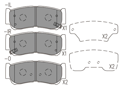 Brake Pad Set, disc brake (24757z)