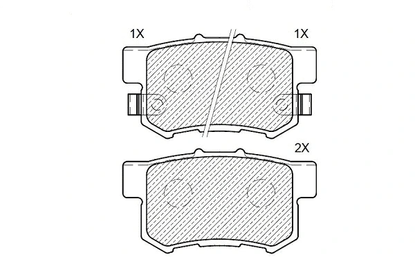 Brake Pad Set, disc brake (24959z)