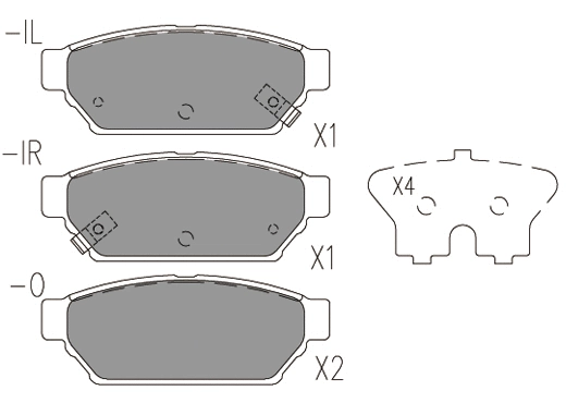 Brake Pad Set, disc brake (24193z)