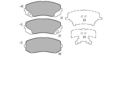 Brake Pad Set, disc brake (24769z)