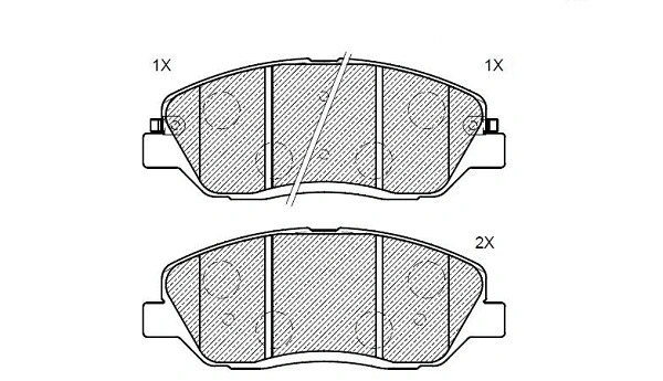 Brake Pad Set, disc brake (24159z)