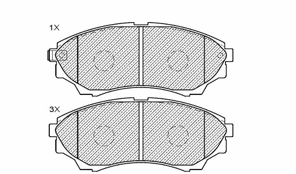 Brake Pad Set, disc brake (24506z)