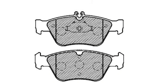 Brake Pad Set, disc brake (24865z)