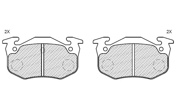 Brake Pad Set, disc brake (24735z)
