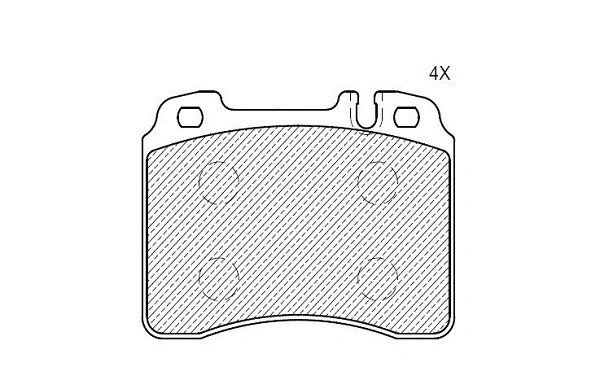 Brake Pad Set, disc brake (24232z)